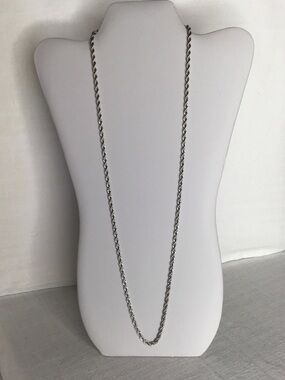 Classic Men's Stainless Steel Rope Chain Necklace